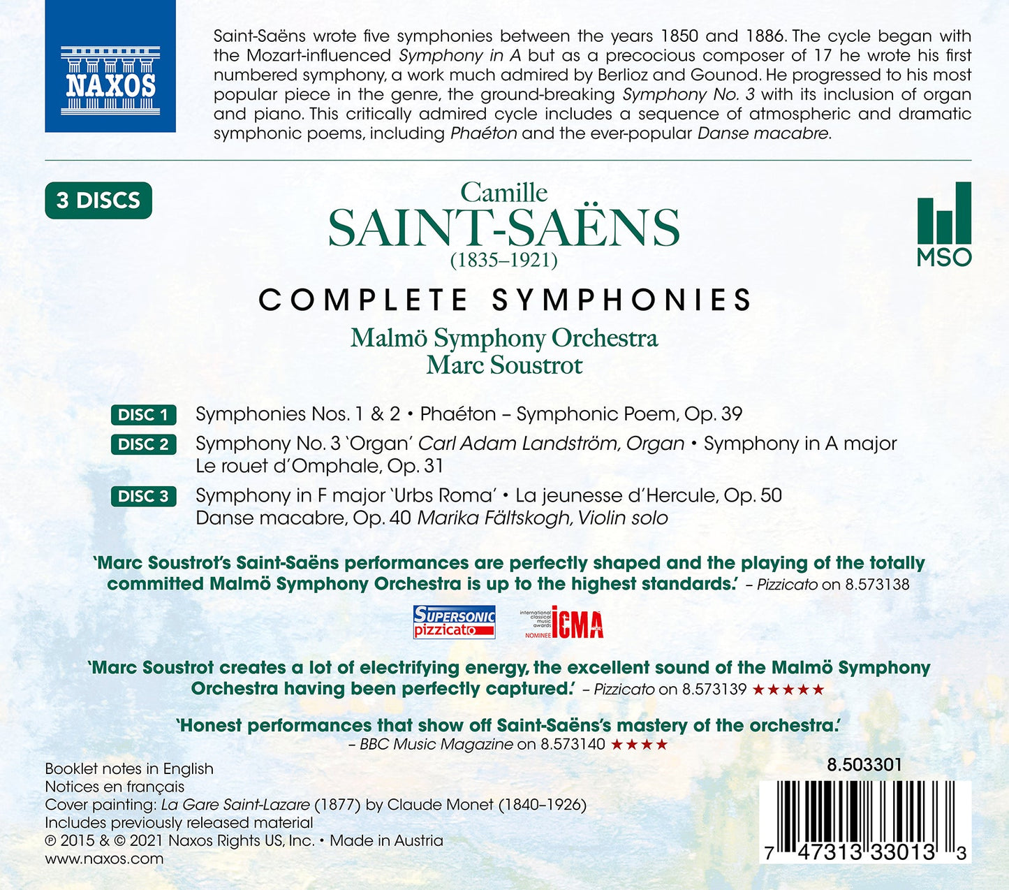 Saint-Saëns: Complete Symphonies