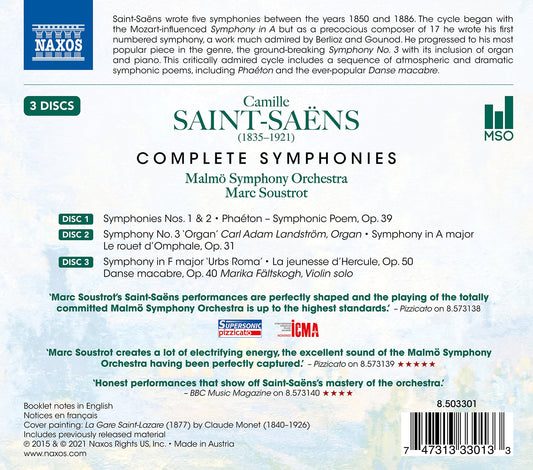 Saint-Saëns: Complete Symphonies