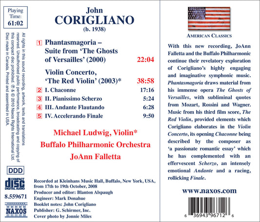 Corigliano: Violin Concerto "The Red Violin" & Phantasmagori