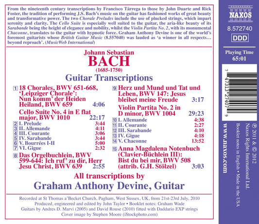 Bach: Transcriptions and Arrangements for Guitar
