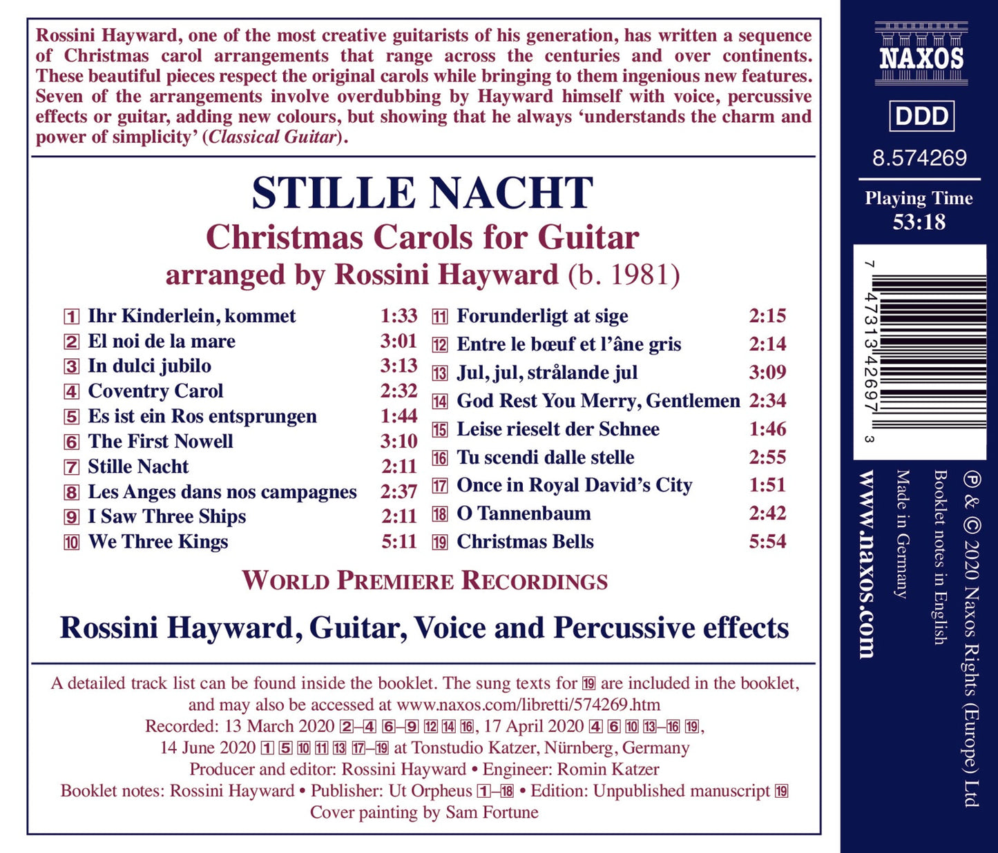Stille Nacht - Christmas Carols For Guitar