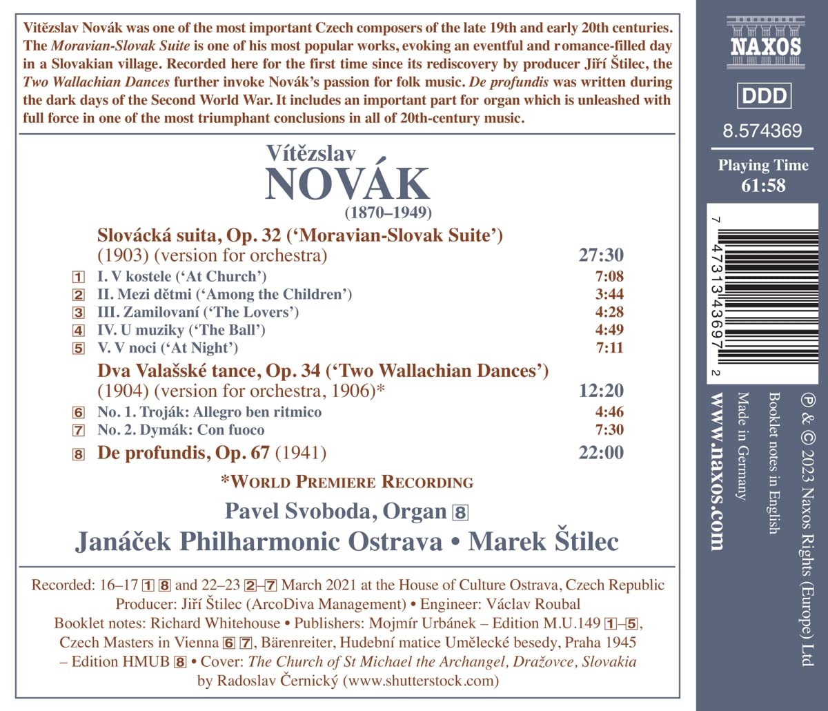 Novak: Orchestral Works, Vol. 2