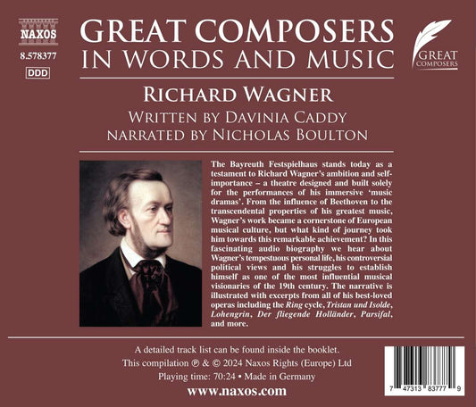 Wagner: Great Composers in Words & Music