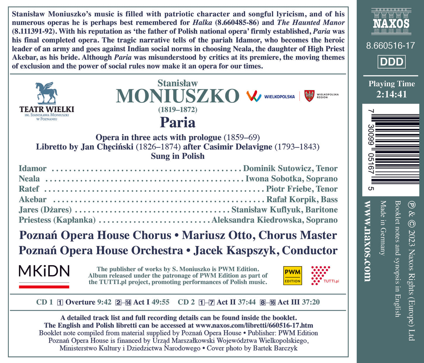 Moniuszko: Paria