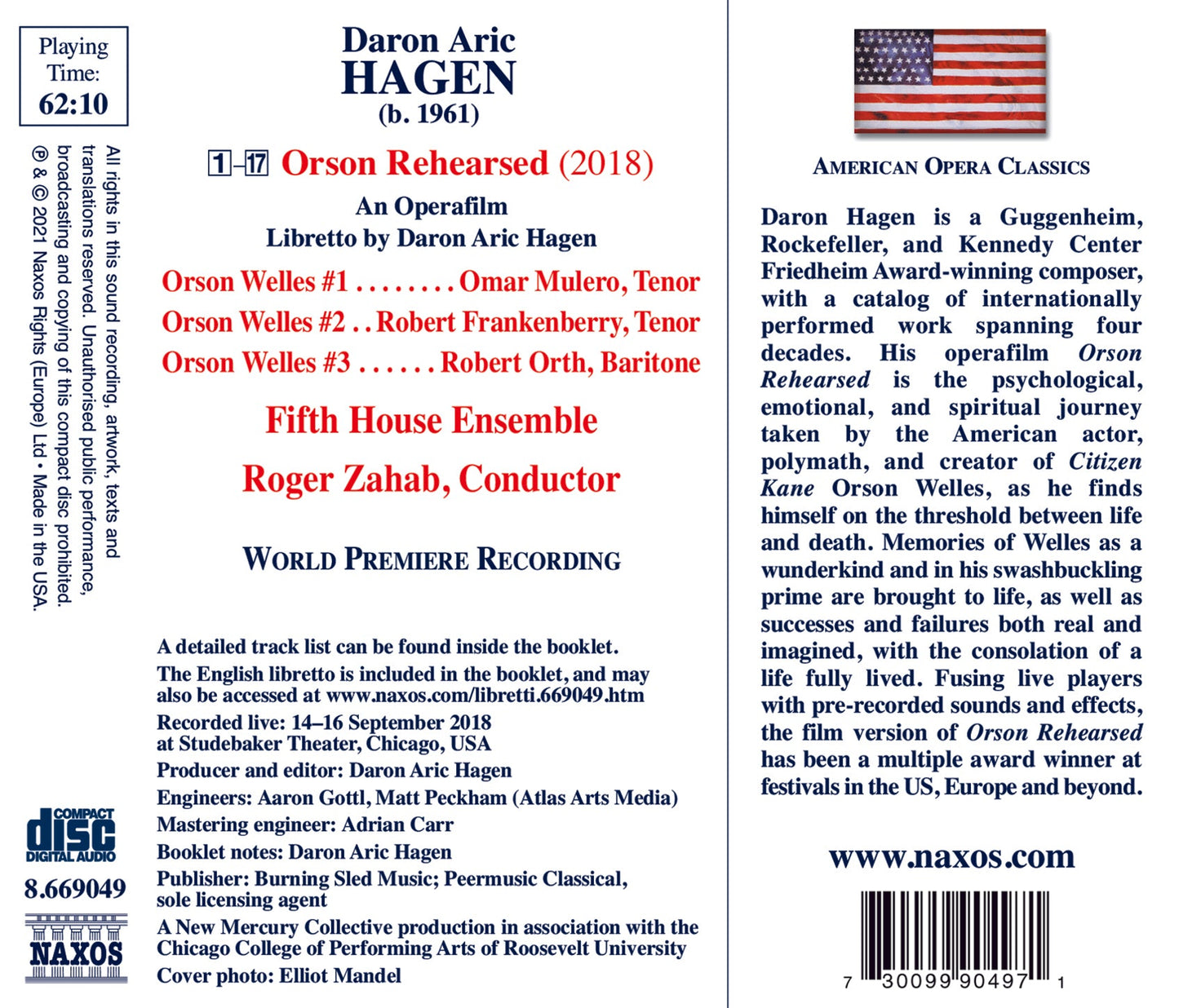 Hagen: Orson Rehearsed