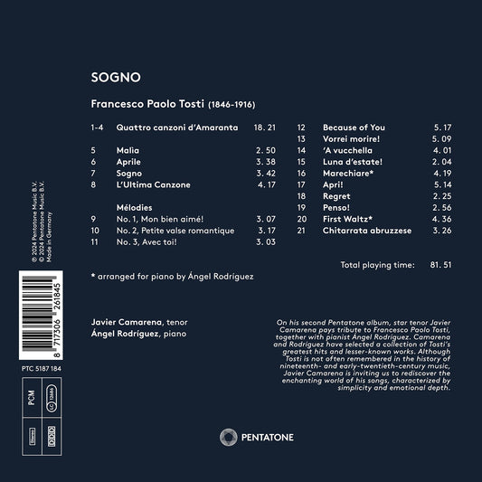 Songo: Tosti Songs / Javier Camarena; Angel Rodriguez