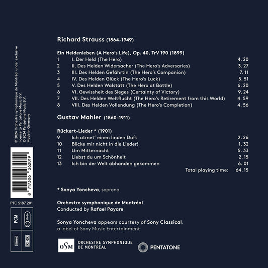 Strauss: Ein Heldenleben / Mahler: Ruckert-Lieder