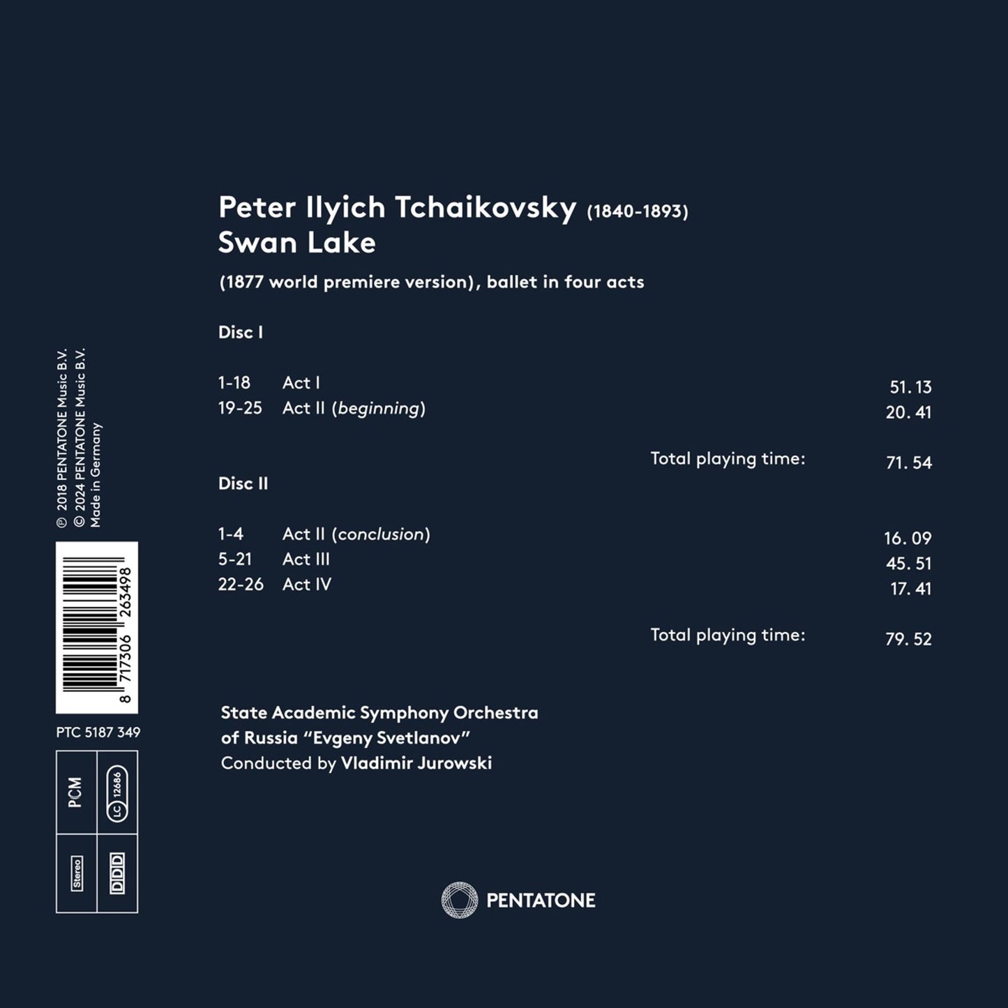 Tchaikovsky: Swan Lake (stereo re-issue)