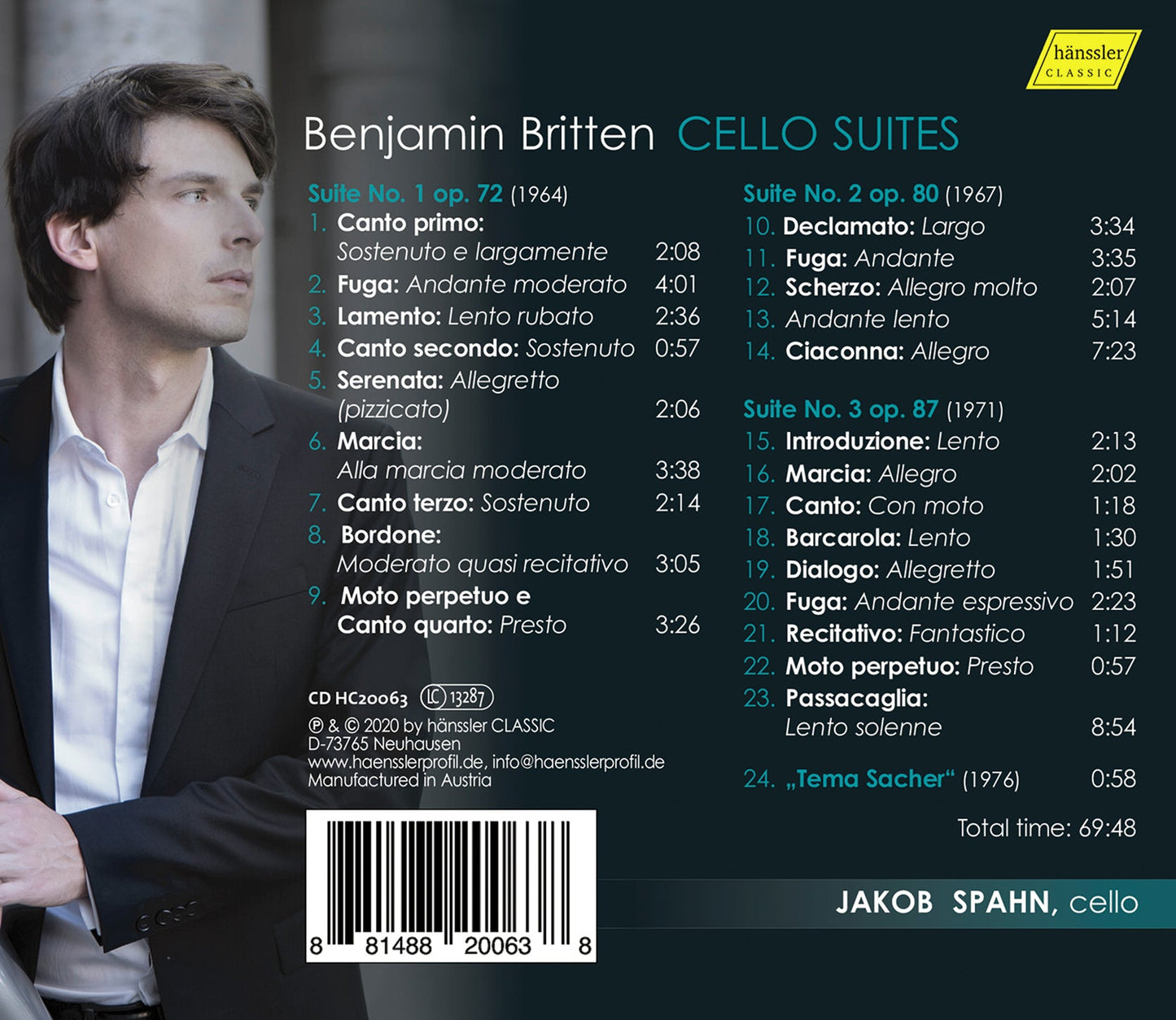 Britten: Cello Suites