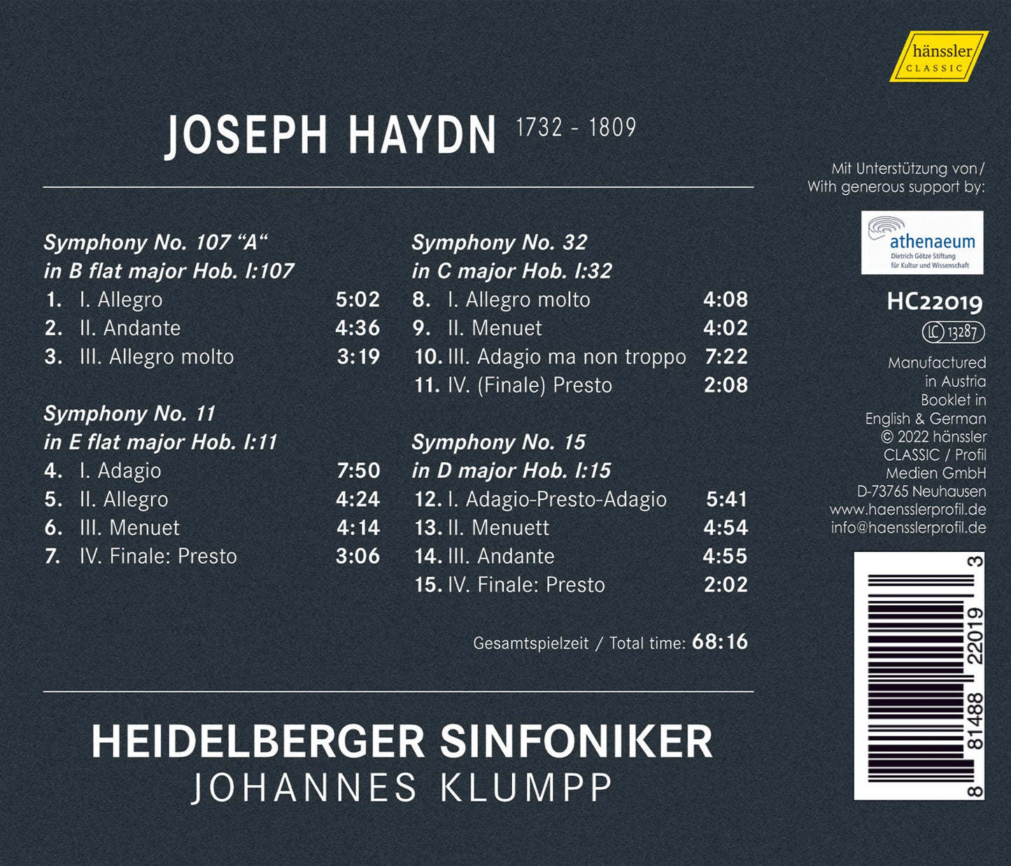 Haydn, Vol. 26