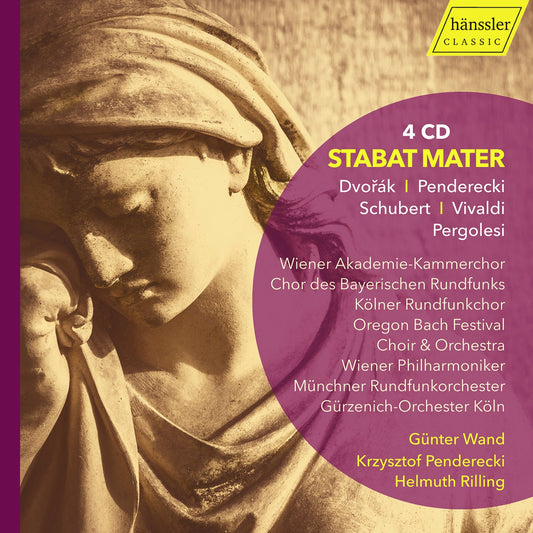 Dvorak, Pendercki, Schubert, Vivaldi & Pergolese: Stabat Mat Marina Shaguch, Ingeborg Danz, James Taylor, Thomas Quasthoff, Oregon Bach Festival Orchestra, Orego