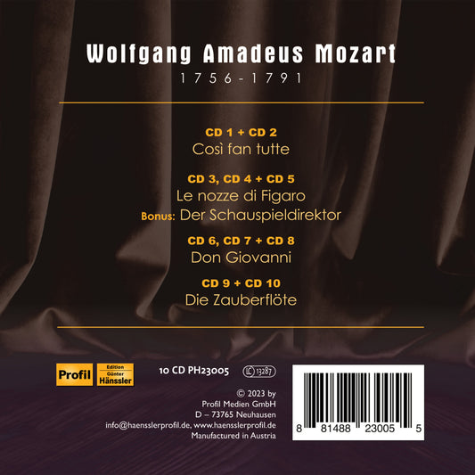 Mozart: 4 Opern Gesamtaufnahmen - 4 Operas Complete Recordin