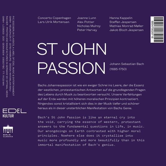 J.S. Bach: St. John Passion