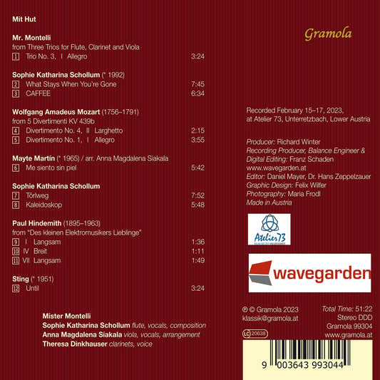 Sting, Hindemith, Martin, Mr. Montelli, Mozart & Schollum: M