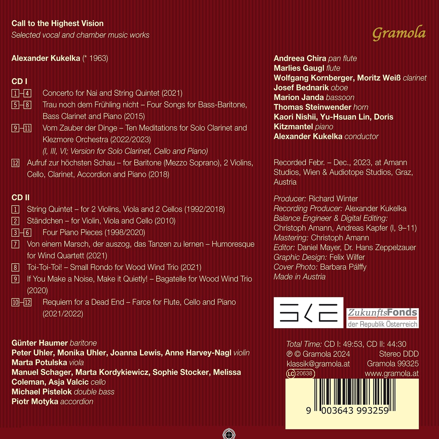 Kukelka: Aufruf zur hochsten Schau (Selected vocal & chamber