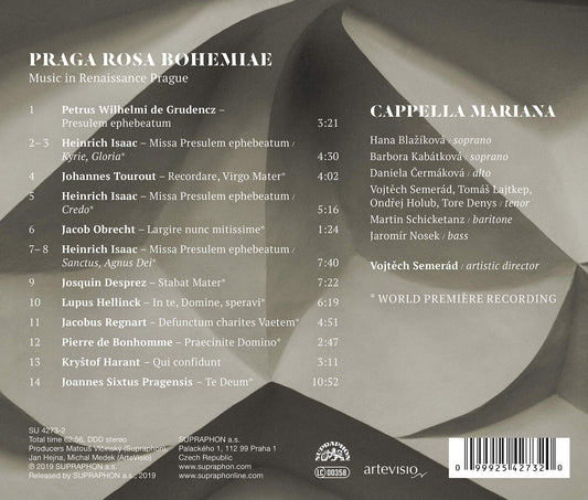 Praga Rosa Bohemiae - Music in Renaissance Prague