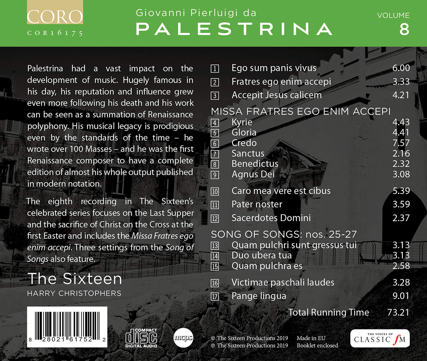 Palestrina, Vol. 8