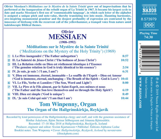 Messiaen: Méditations sur le Mystère de la Sainte Trinité