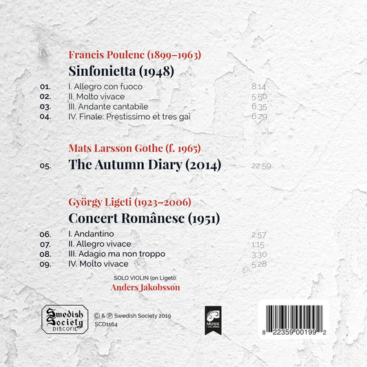 Francis Poulenc, György Ligeti, Mats Larsson Gothe