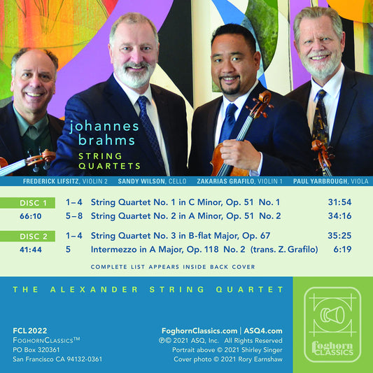 BRAHMS STRING QUARTETS