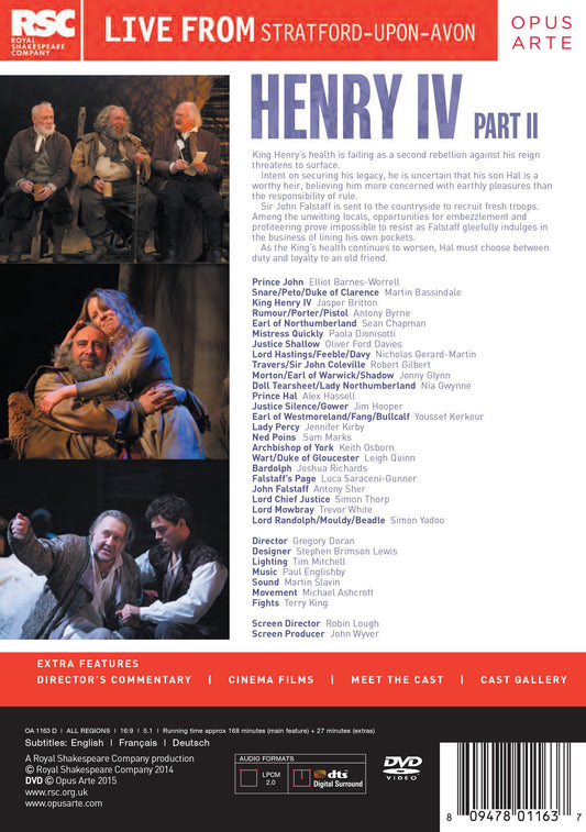 Shakespeare: Henry IV, Part II