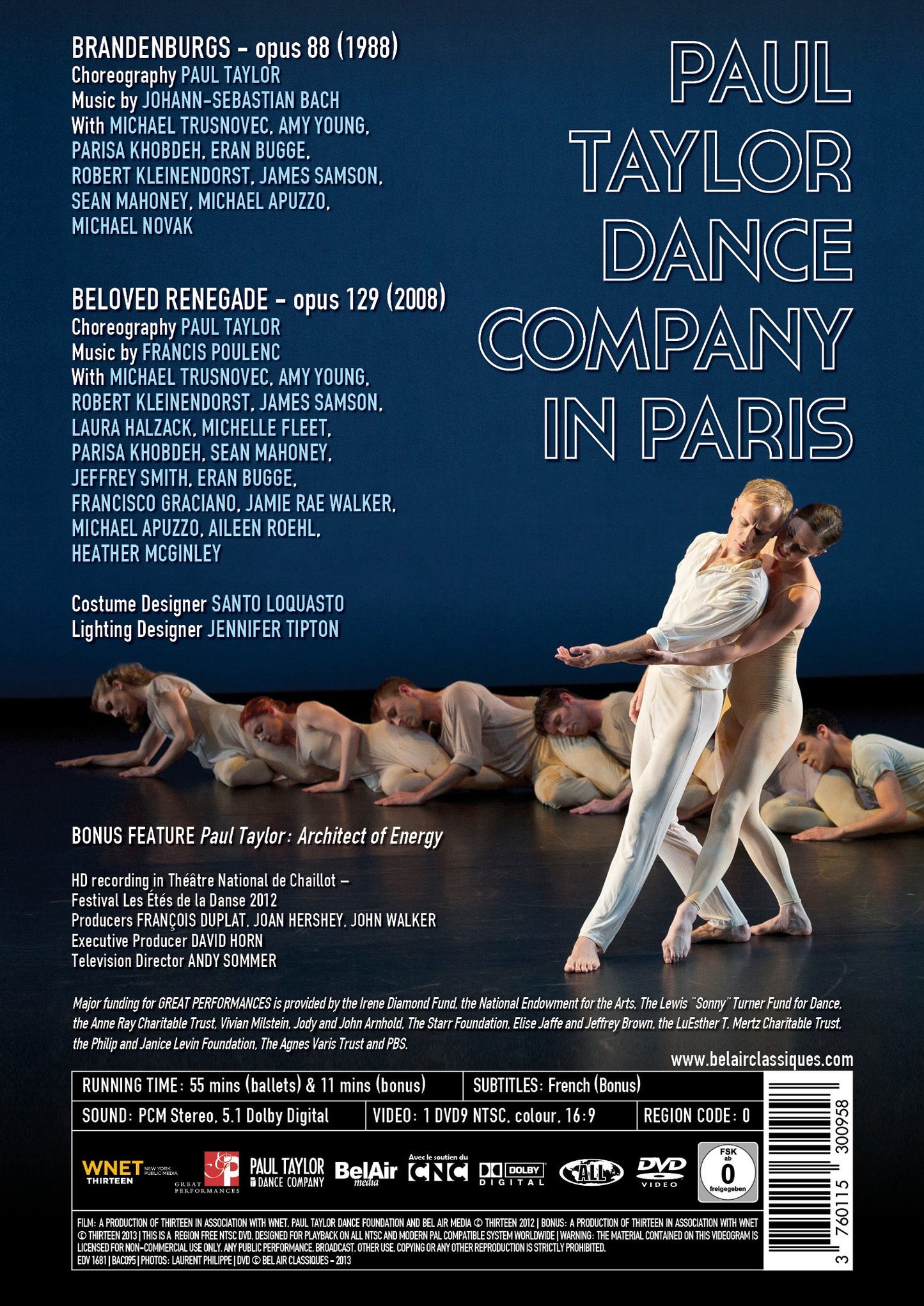 PAUL TAYLOR DANCE COMPANY IN P