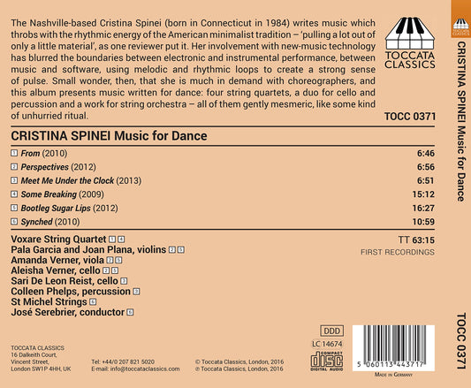 Cristina Spinei: Music for Dance