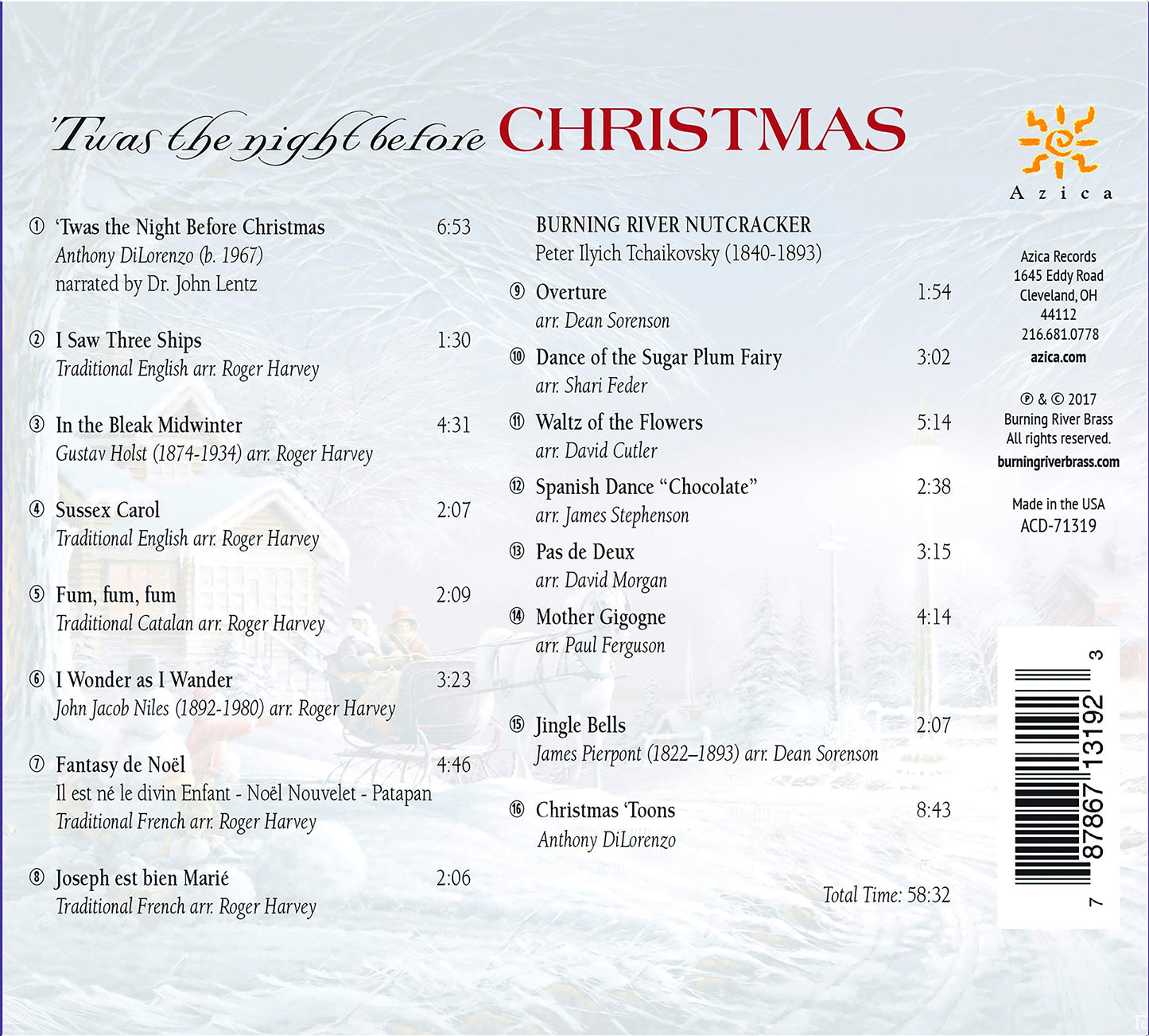 Twas the Night Before Christmas -Burning River Brass