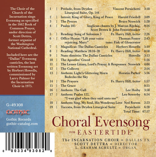 Choral Evensong for Eastertide