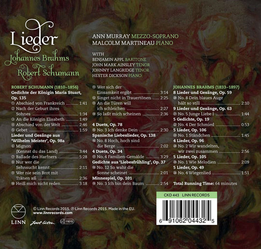 Brahms & Schumann: Lieder