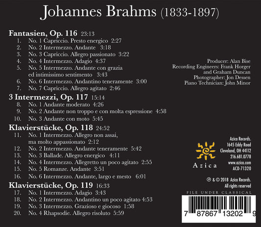 Brahms: Works for Piano
