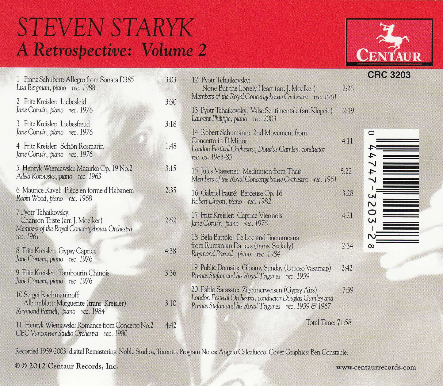 A Retrospective, Vol. 2 - Violin Gems