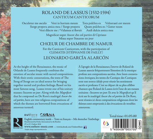 De Lassus: Canticum Canticorum