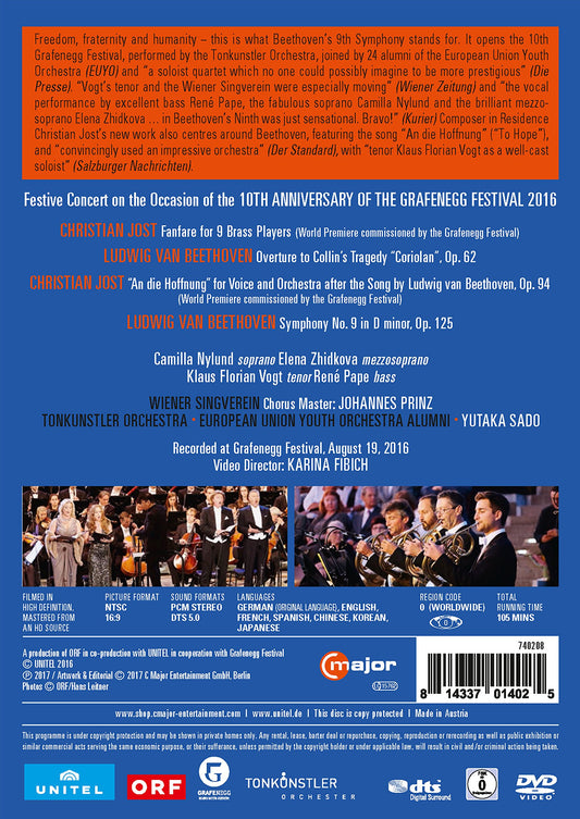 Beethoven: Symphony No. 9 - Coriolan Overture - Jost: Fanfar