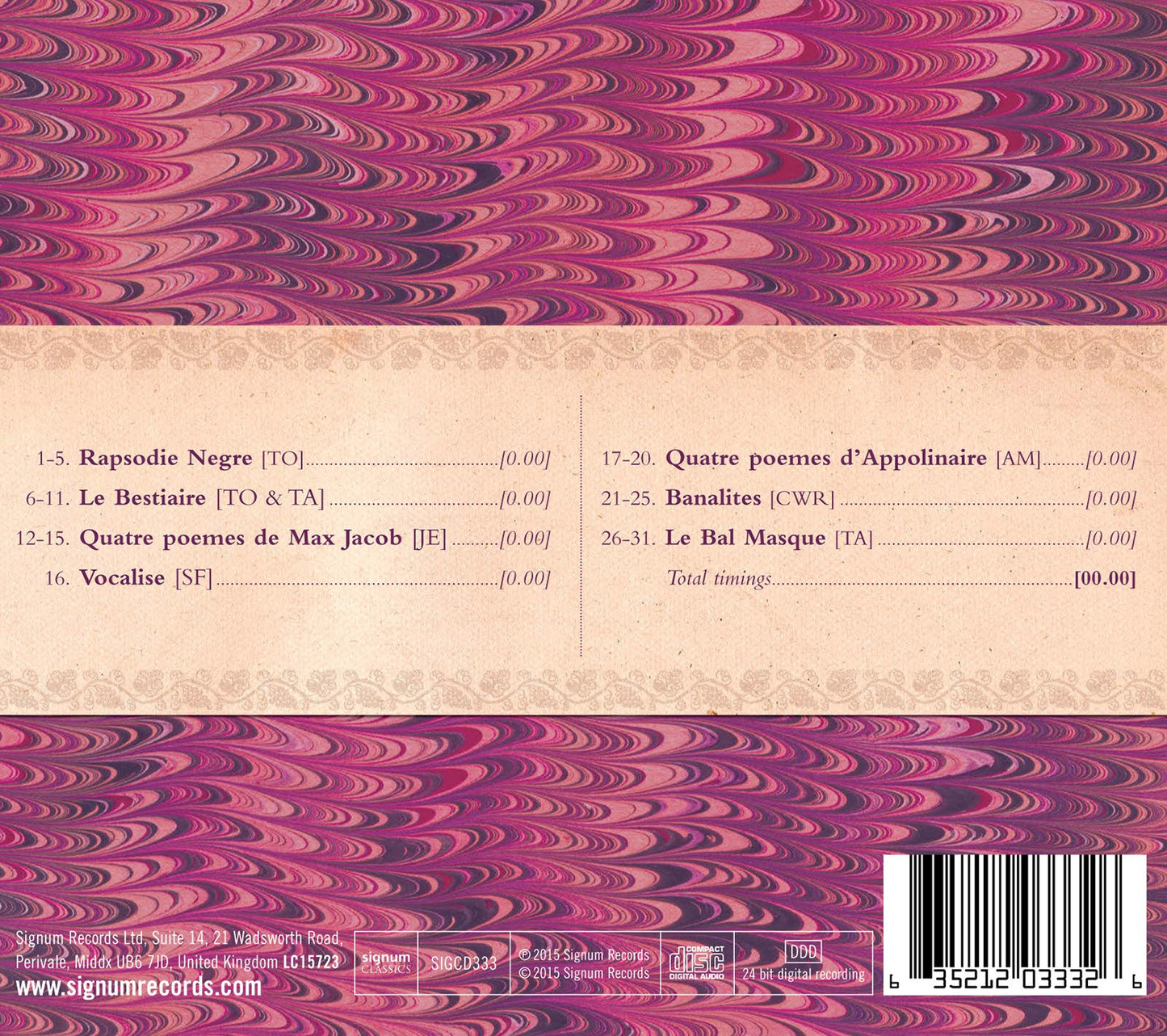 Poulenc: The Complete Songs, Vol. 5