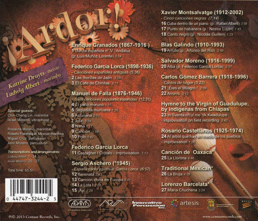 ARDOR: SONGS FROM SPAIN & MEXI