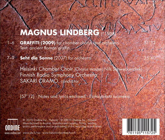 Magnus Lindberg: Graffiti - Seht die Sonne