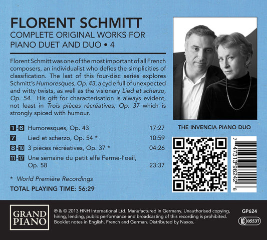 Schmitt: Complete Original Works for Piano Duet & Duo, Vol.