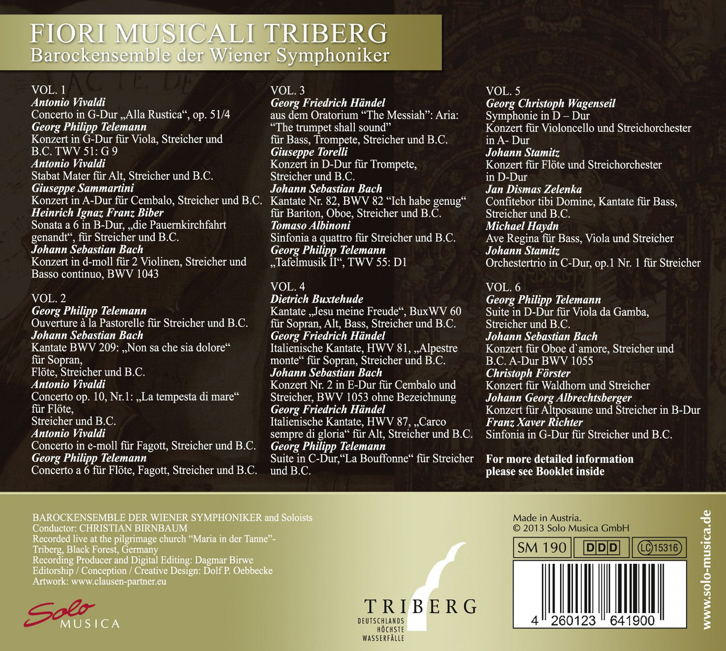 Fiori Musicali Triberg, Vol. 1-6