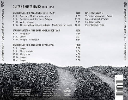 Shostakovich: String Quartet Nos. 2, 7 & 8