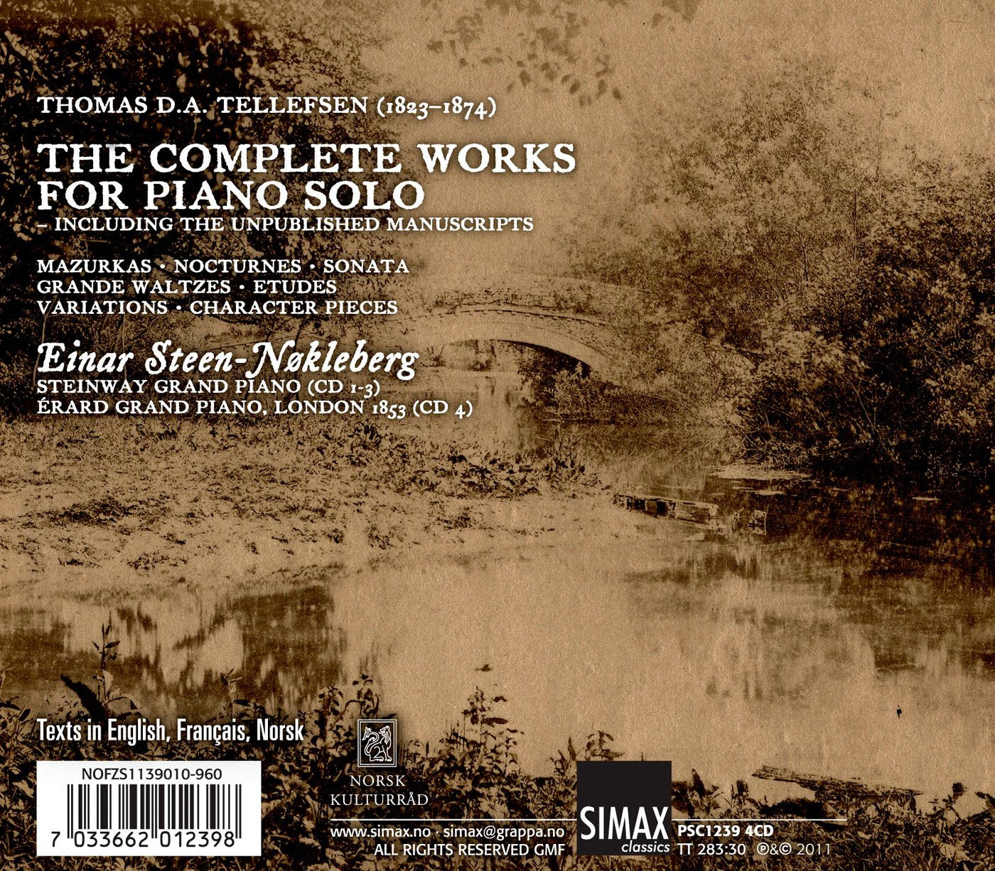 Tellefsen: The Complete Works for Piano Solo