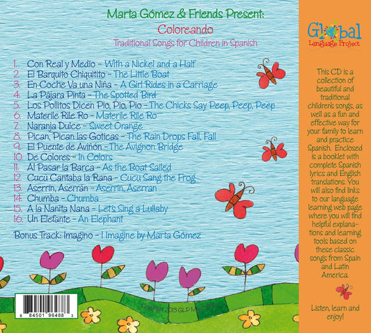 Coloreando. Traditional Songs for Children in Spanish