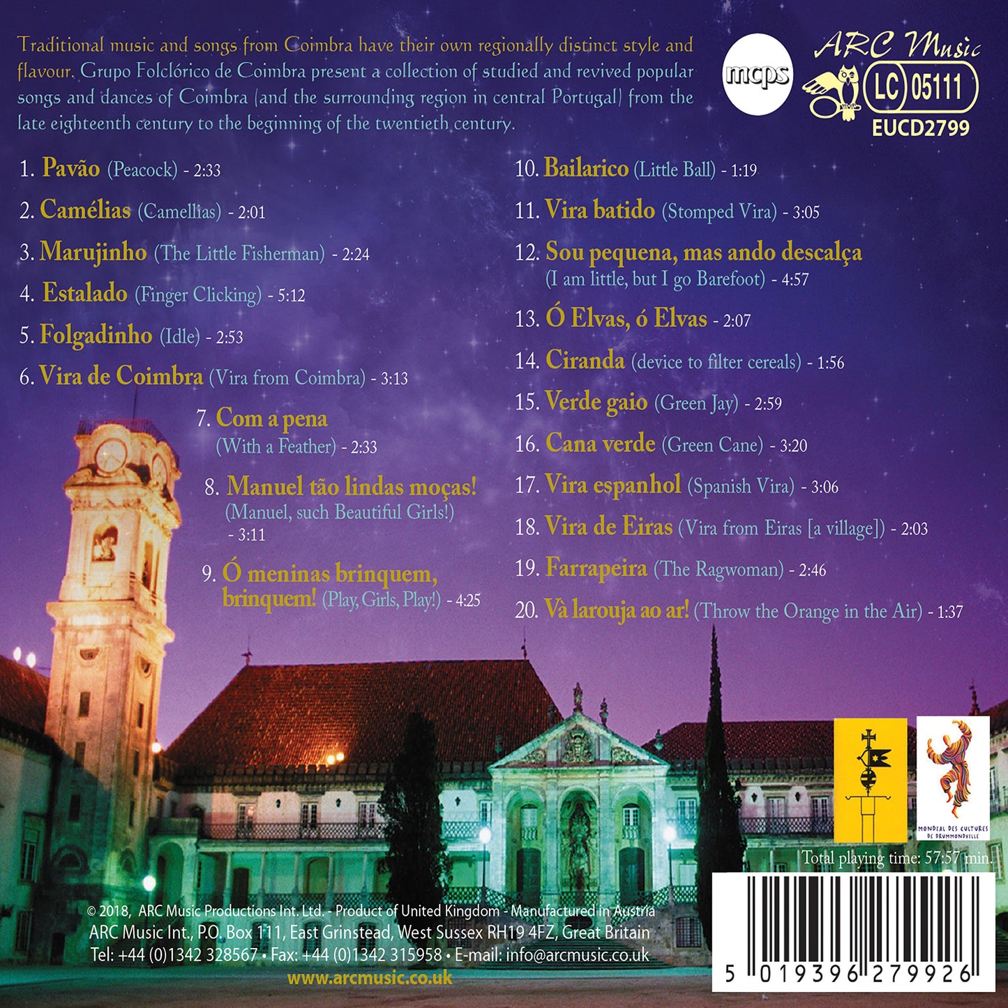Coimbra Folk Group: Traditional Songs From Portugal