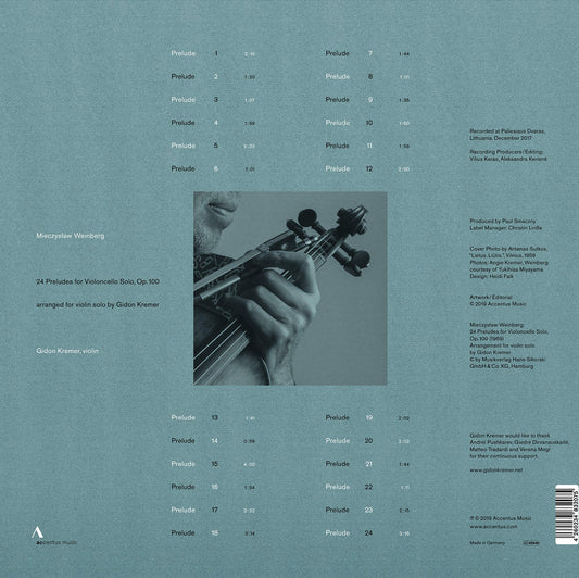Weinberg: 24 Preludes for violin solo