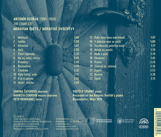 Antonín Dvorák: Moravian Duets