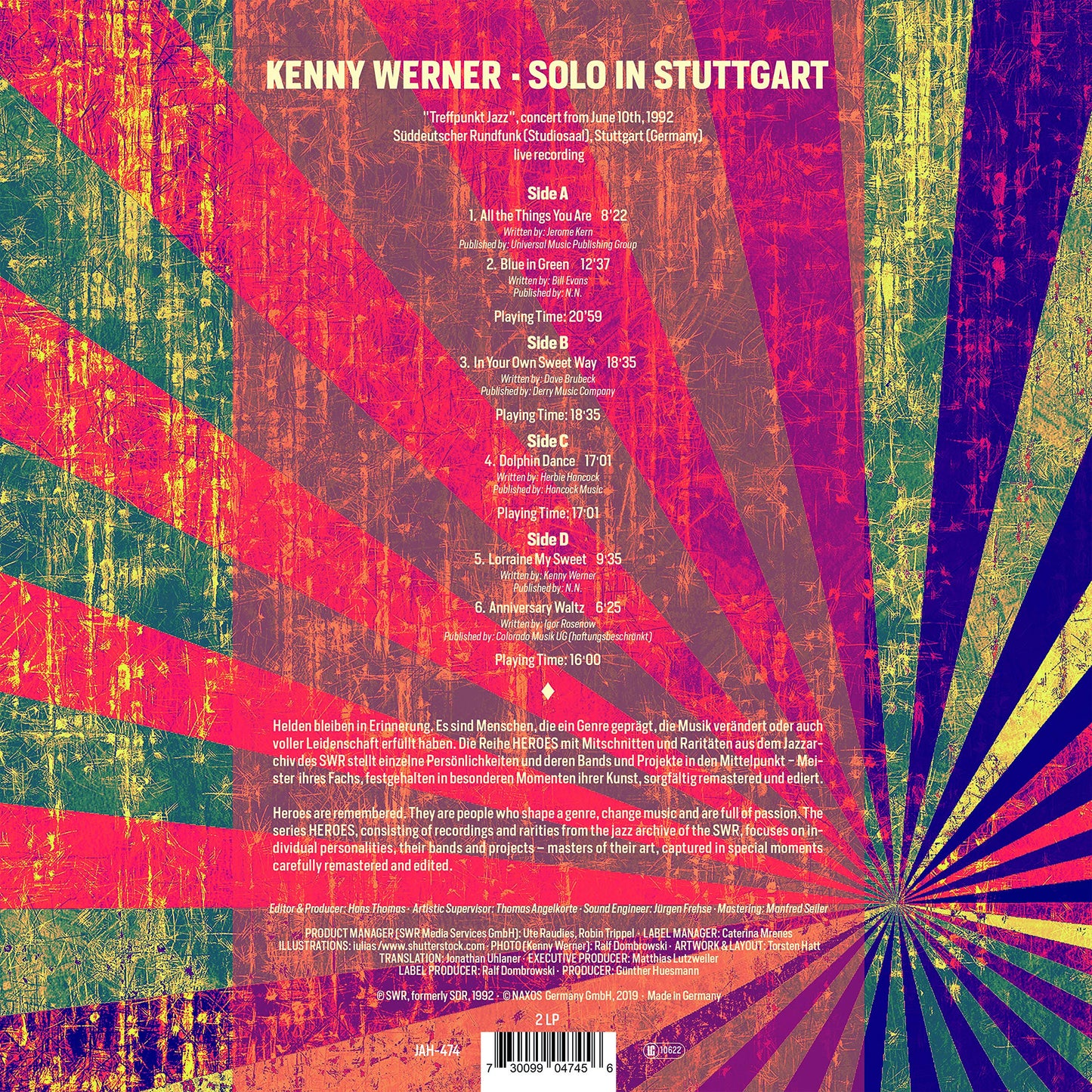 Kenny Werner Solo in Stuttgart (Live)