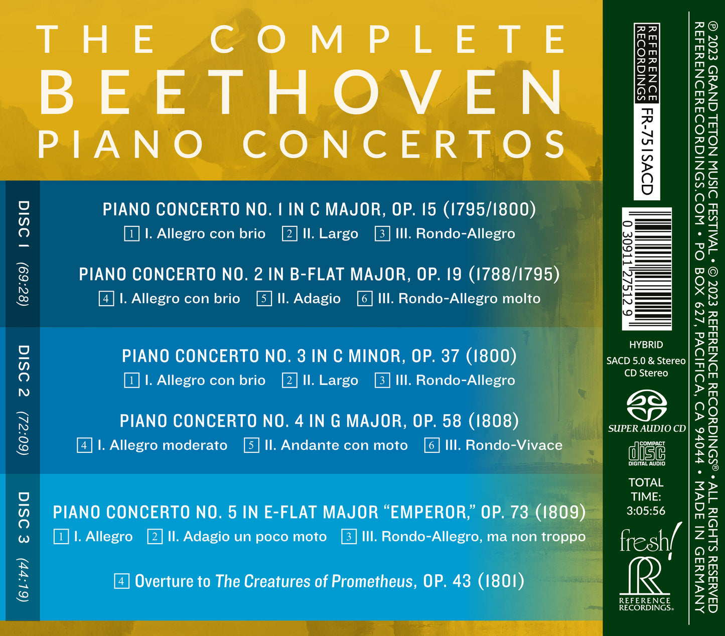 The Complete Beethoven Piano Concertos
