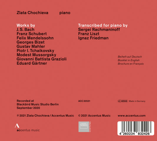 (Re)Creations - Piano Transcriptions By Rachmaninoff, Liszt, Zlata Chochieva