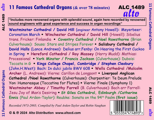ELEVEN FAMOUS CATHEDRAL ORGANS / VARIOUS