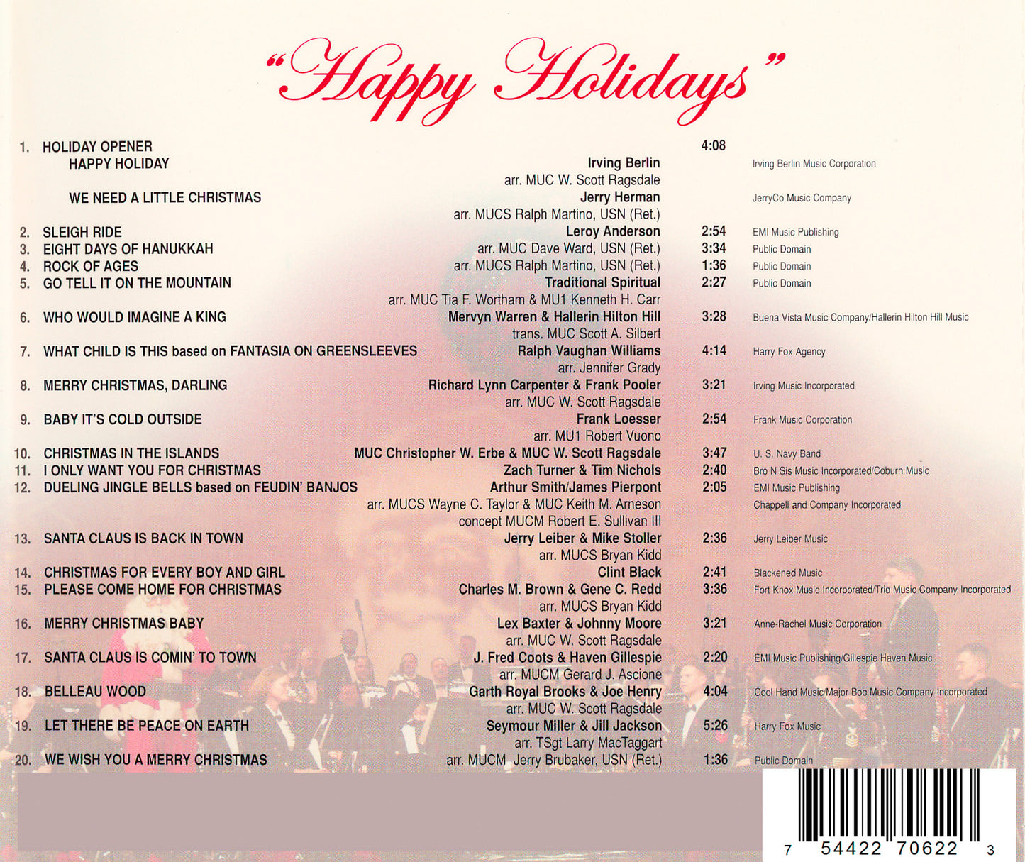 UNITED STATES NAVY BAND: Happy Holidays!